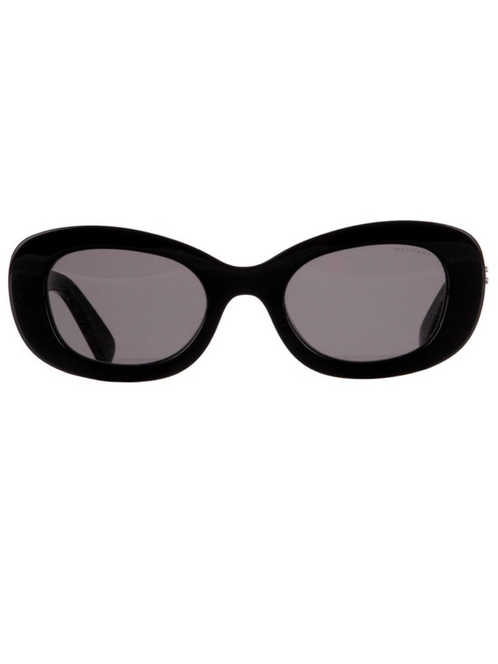 Authentic Bvlgari Black Oval Women's Sunglasses